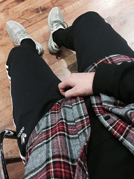 「GETABACO（ゲタバコ）のアイテム」を使った、坂田 凌平さん（メンズ・175cm）の春コーディネート