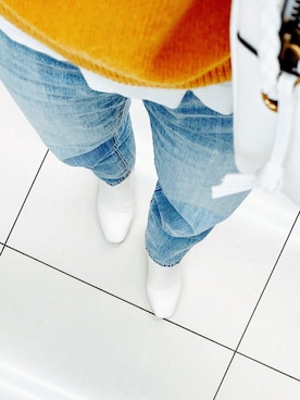 「ユニクロニット」｜もぃちゃんさん（レディース・153cm）の冬コーディネート