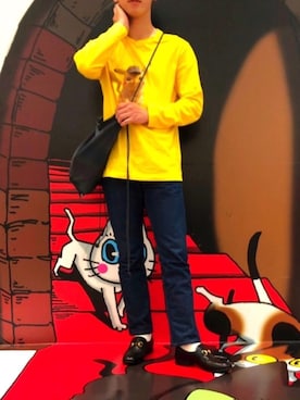 「ANDERSSON BELL（アンダースンベル）のアイテム（バッグ）」を使った、よっきさん（メンズ・170cm）の夏コーディネート