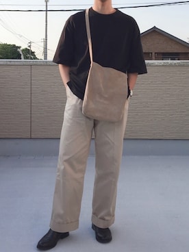 「Daniel Wellington（ダニエルウェリントン）のアイテム（アナログ腕時計）」を使った、キーパーさん（メンズ・173cm）の春コーディネート