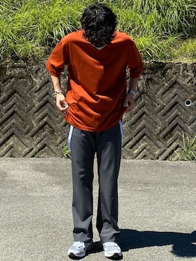 「SUNSEA（サンシー）のアイテム（ジャケット/アウター）」を使った、キーパーさん（メンズ・173cm）の夏コーディネート
