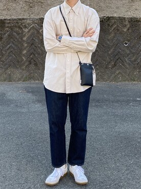 「NUNC（ヌンク）のアイテム」を使った、HAYATEさん（メンズ・173cm）の秋コーディネート