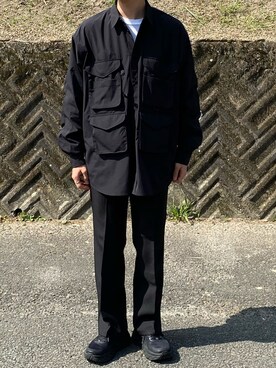 「SILVER BULLET（シルバーバレット）のアイテム（アクセサリー）」を使った、キーパーさん（メンズ・173cm）の秋コーディネート