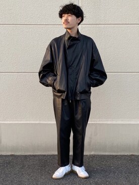 「stein（シュタイン）のアイテム（ジャケット/アウター）」を使った、キーパーさん（メンズ・173cm）の秋コーディネート