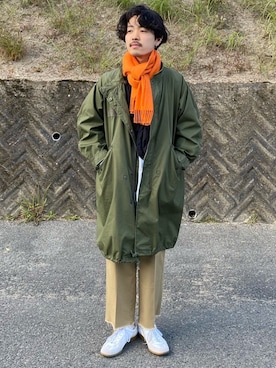 「stein（シュタイン）のアイテム（ジャケット/アウター）」を使った、キーパーさん（メンズ・173cm）の冬コーディネート