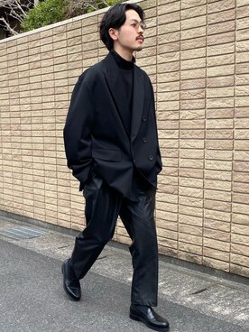 「stein（シュタイン）のアイテム」を使った、キーパーさん（メンズ・173cm）の春コーディネート