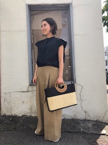 TODAYFUL（トゥデイフル）の「ボックスタックパンツ（その他