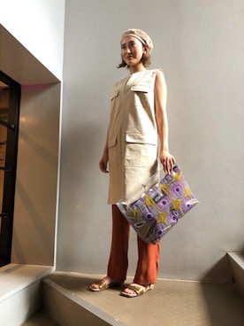 「theory（セオリー）のアイテム（ワンピース/ドレス）」を使った、tamaさん（レディース・157cm）の春コーディネート