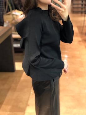 「MSGM（エムエスジーエム）のアイテム（スカート）」を使った、tamaさん（レディース・157cm）の冬コーディネート