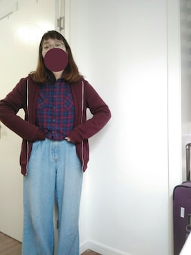 「H&M（エイチ・アンド・エム）のアイテム（スタジャン）」を使った、懸想さん（レディース・160cm）の秋コーディネート