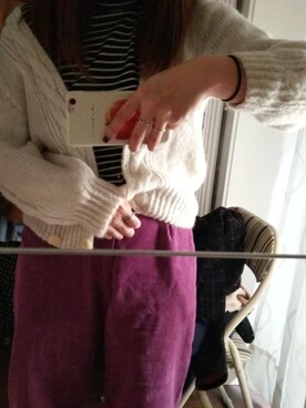 「TYAKASHAのアイテム（パンツ）」を使った、懸想さん（レディース・160cm）の冬コーディネート