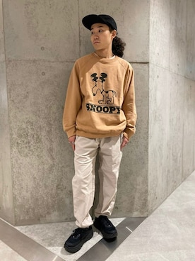 PEANUTS×DISCUS for relume】SNOOPY スウェットを使った人気 