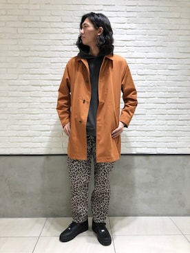 「JOURNAL STANDARD relume（ジャーナルスタンダード　レリューム）のアイテム（ステンカラーコート）」を使った、JOURNAL STANDARD relumeさん（メンズ・170cm）の春コーディネート
