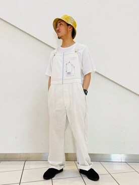 「SMITH'S（スミス）のアイテム（サロペット/オーバーオール）」を使った、JOURNAL STANDARD relumeさん（メンズ・165cm）の春コーディネート