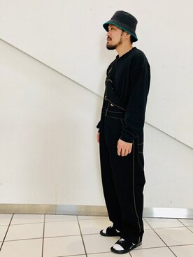 「SMITH'S（スミス）のアイテム（サロペット/オーバーオール）」を使った、JOURNAL STANDARD relumeさん（メンズ・170cm）の春コーディネート