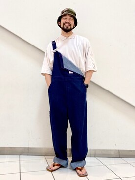 「SMITH'S（スミス）のアイテム（サロペット/オーバーオール）」を使った、JOURNAL STANDARD relumeさん（メンズ・173cm）の春コーディネート