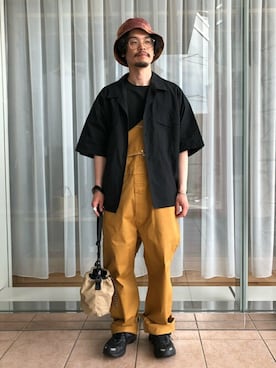 「SMITH'S（スミス）のアイテム（サロペット/オーバーオール）」を使った、JOURNAL STANDARD relumeさん（メンズ・164cm）の春コーディネート
