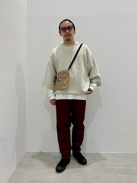 「JOURNAL STANDARD relume（ジャーナルスタンダード　レリューム）のアイテム（その他シューズ）」を使った、JOURNAL STANDARD relumeさん（メンズ・165cm）の秋コーディネート