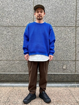 「POTEN（ポテン）のアイテム」を使った、JOURNAL STANDARD relumeさん（メンズ・164cm）の秋コーディネート