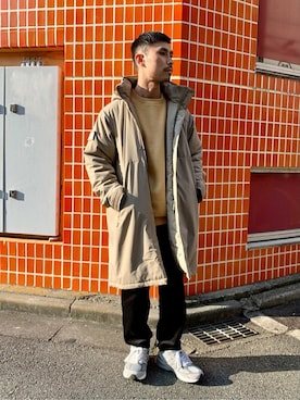 「JOURNAL STANDARD relume（ジャーナルスタンダード　レリューム）のアイテム（ダウンジャケット/コート）」を使った、JOURNAL STANDARD relumeさん（メンズ・170cm）の秋コーディネート