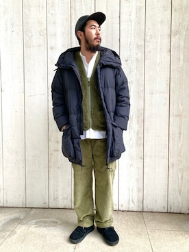 「JOURNAL STANDARD relume（ジャーナルスタンダード　レリューム）のアイテム（ダウンジャケット/コート）」を使った、JOURNAL STANDARD relumeさん（メンズ・178cm）の秋コーディネート