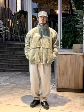 「ARMY TWILL（アーミーツイル）のアイテム（ミリタリージャケット）」を使った、JOURNAL STANDARD relumeさん（メンズ・171cm）の冬コーディネート