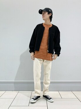 「LENO（リノ）のアイテム」を使った、JOURNAL STANDARD relumeさん（メンズ・170cm）の冬コーディネート