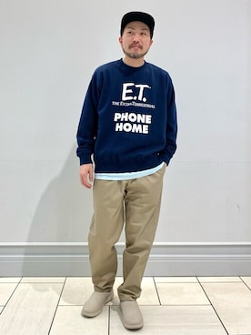 「E.T.」｜JOURNAL STANDARD relumeさん（メンズ・170cm）の春コーディネート