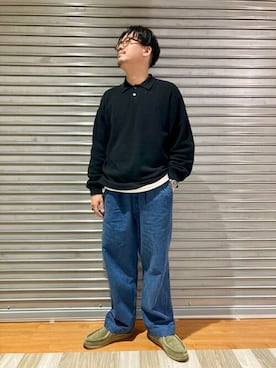 「SMITH'S（スミス）のアイテム（パンツ）」を使った、JOURNAL STANDARD relumeさん（メンズ・174cm）の春コーディネート