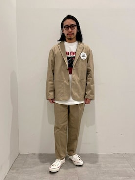 「relume」｜JOURNAL STANDARD relumeさん（メンズ・165cm）の春コーディネート