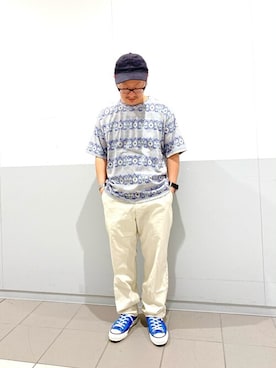 総柄tシャツ の人気ファッションコーディネート Wear