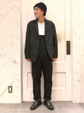 「JOURNAL STANDARD relume（ジャーナルスタンダード　レリューム）のアイテム（オールインワン・サロペット）」を使った、JOURNAL STANDARD relumeさん（メンズ・170cm）の春コーディネート