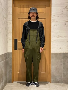 「JOURNAL STANDARD relume（ジャーナルスタンダード　レリューム）のアイテム（オールインワン・サロペット）」を使った、JOURNAL STANDARD relumeさん（メンズ・170cm）の春コーディネート