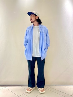 「JOURNAL STANDARD relume（ジャーナルスタンダード　レリューム）のアイテム（セットアップ）」を使った、JOURNAL STANDARD relumeさん（メンズ・167cm）の春コーディネート