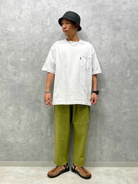 「KEEN（キーン）のアイテム（シューズ）」を使った、JOURNAL STANDARD relumeさん（メンズ・168cm）の夏コーディネート
