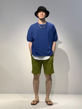 「SHELTECH（シェルテック）のアイテム」を使った、JOURNAL STANDARD relumeさん（メンズ・183cm）の夏コーディネート