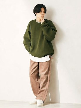 「SMITH'S（スミス）のアイテム（パンツ）」を使った、JOURNAL STANDARD relumeさん（メンズ・170cm）の夏コーディネート