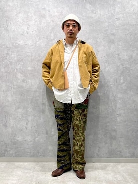 「JOURNAL STANDARD relume（ジャーナルスタンダード　レリューム）のアイテム（財布/小物）」を使った、JOURNAL STANDARD relumeさん（メンズ・178cm）の夏コーディネート