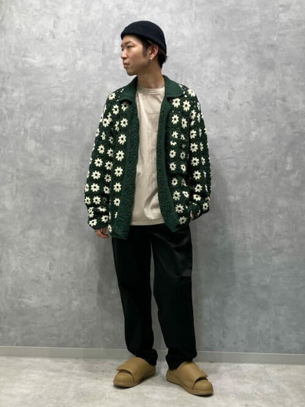 川口春奈さん着用 silent クロシェニット relume