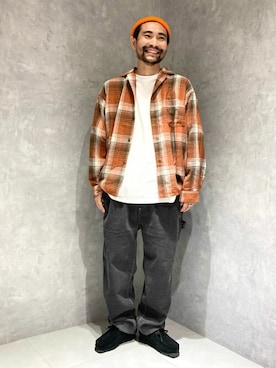 「SMITH'S（スミス）のアイテム（パンツ）」を使った、JOURNAL STANDARD relumeさん（メンズ・173cm）の秋コーディネート