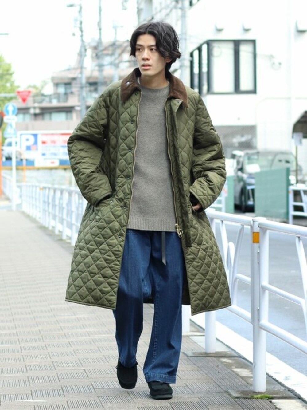 journal standard別注 BURGHLEY バブアー ロングコート | nate