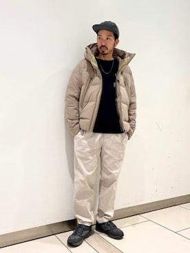 「JOURNAL STANDARD relume（ジャーナルスタンダード　レリューム）のアイテム（ダウンジャケット/コート）」を使った、JOURNAL STANDARD relumeさん（メンズ・178cm）の秋コーディネート