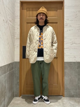 「JOURNAL STANDARD relume（ジャーナルスタンダード　レリューム）のアイテム（帽子）」を使った、JOURNAL STANDARD relumeさん（メンズ・170cm）の冬コーディネート