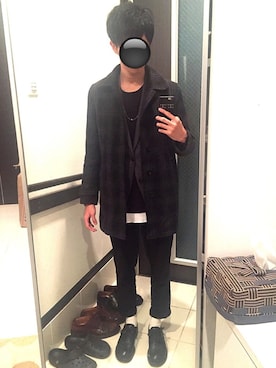 「SRIVER（スリヴァー）のアイテム（アクセサリー）」を使った、リッキーさん（メンズ・168cm）の冬コーディネート