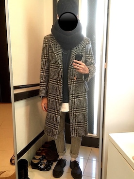「SRIVER（スリヴァー）のアイテム（アクセサリー）」を使った、リッキーさん（メンズ・168cm）の冬コーディネート