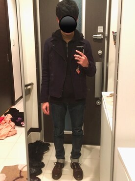「DOLCE&GABBANA（ドルチェアンドガッバーナ）のアイテム（ニット/セーター）」を使った、リッキーさん（メンズ・168cm）の冬コーディネート