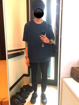 「Stutostein Nolley's（シュテットシュタインノーリーズ）のアイテム（バッグ）」を使った、リッキーさん（メンズ・168cm）の夏コーディネート