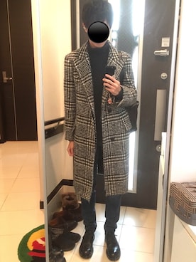 「Stutostein Nolley's（シュテットシュタインノーリーズ）のアイテム（バッグ）」を使った、リッキーさん（メンズ・168cm）の冬コーディネート