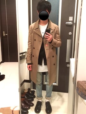 「SHELLAC（シェラック）のアイテム」を使った、リッキーさん（メンズ・168cm）の冬コーディネート