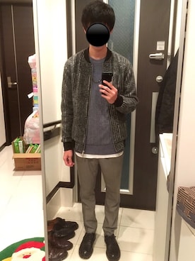 「SRIVER（スリヴァー）のアイテム（アクセサリー）」を使った、リッキーさん（メンズ・168cm）の冬コーディネート